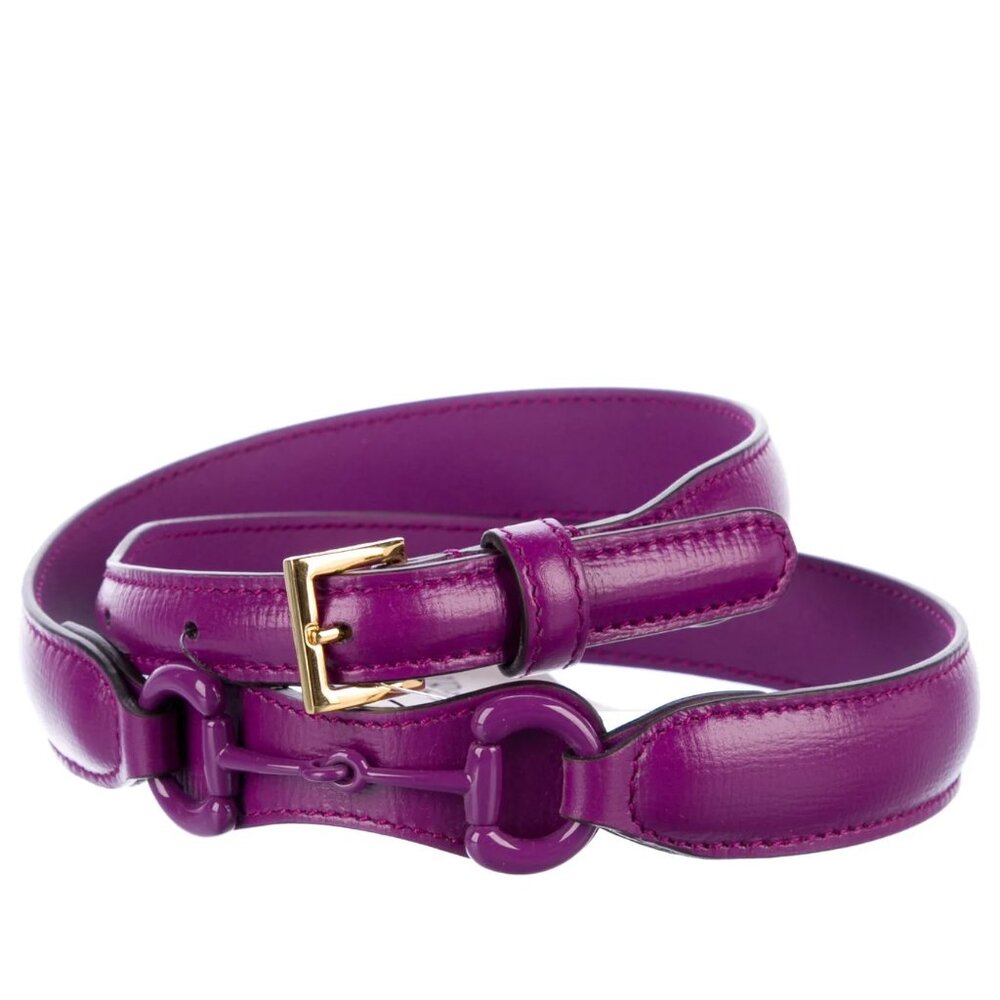 NWT Authentic GUCCI Horsebit leather belt